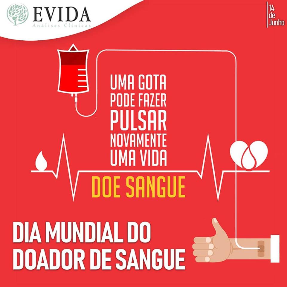 DIA MUNDIAL DO DOADOR DE SANGUE